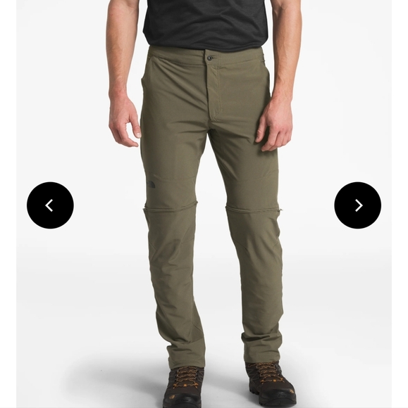 The North Face Other - The North Face Men's Convertible Pants HikingLightweight Nylon Olive brown